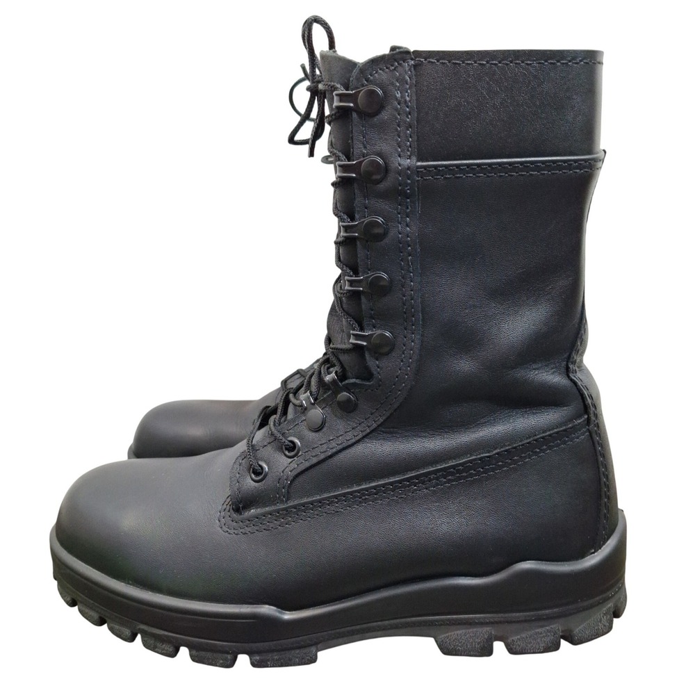 Bates DuraShocks Steel Toe Men 10W Black Leather Tactical Military Boots E01621A